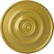 Ekena Millwork Traditional Reece Ceiling Medallion (Fits Canopies up to 5 7/8"), 24 3/8"OD x 1 1/8"P, Rich Gold CM24RERGS - alternate 1
